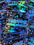 Holographic Logo Stickers 3" x 3"